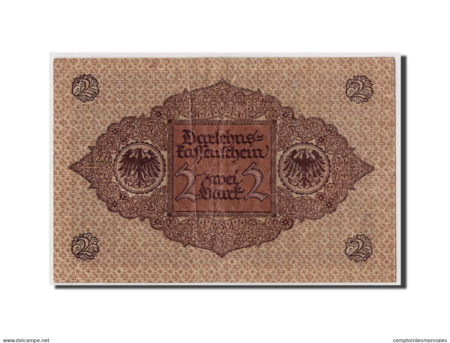 Billet, Allemagne, 2 Mark, 1920, 1920-03-01, KM:60, TTB - Administration De La Dette