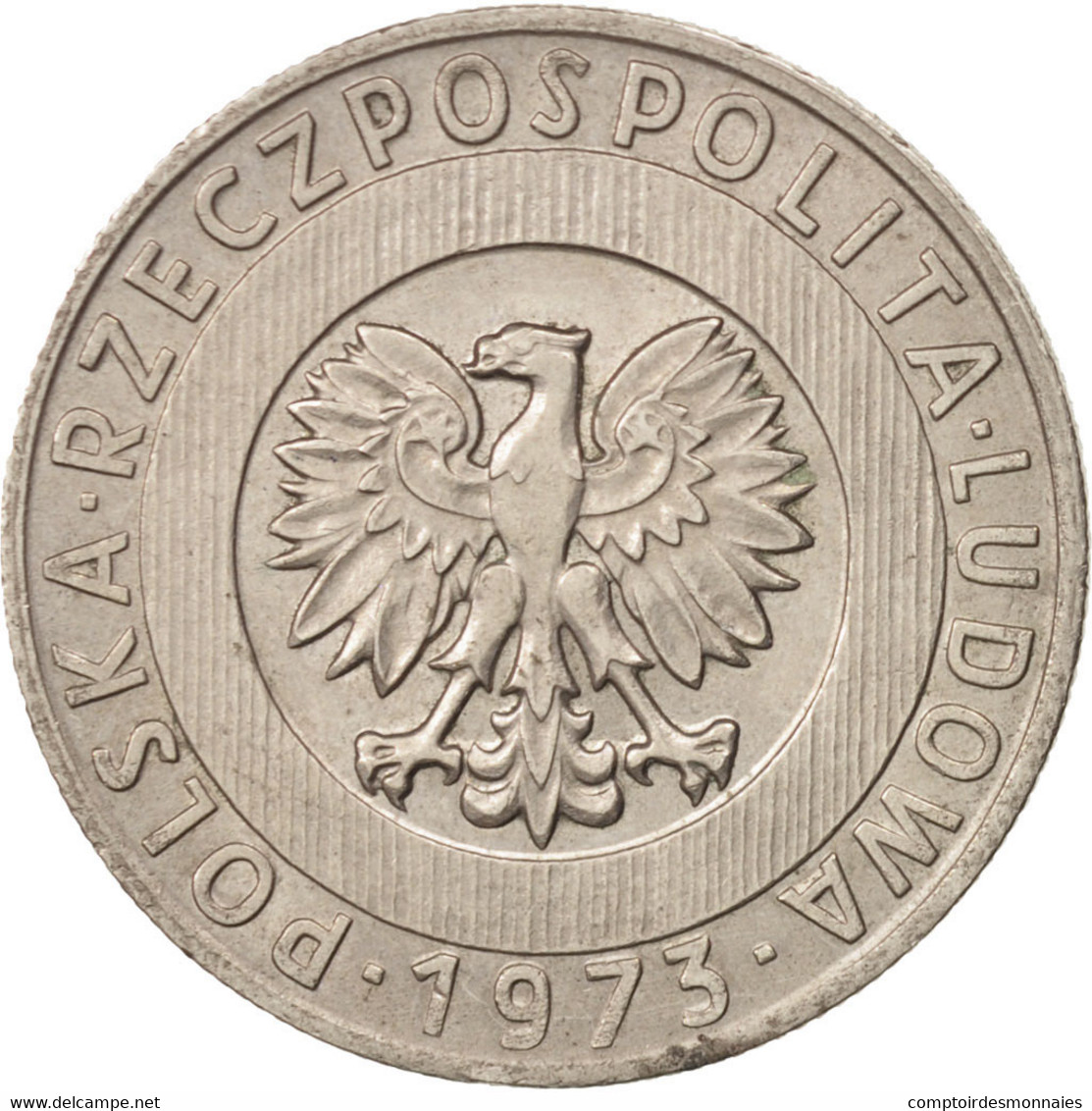 Monnaie, Pologne, 20 Zlotych, 1973, Kremnica, SUP, Copper-nickel, KM:67 - Pologne