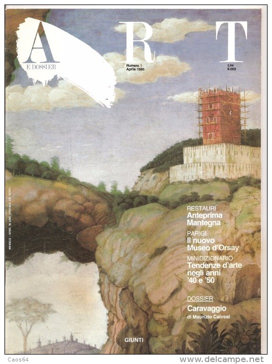 ART E DOSSIER  N° 1 - APRILE 1986 - Kunst, Design, Decoratie