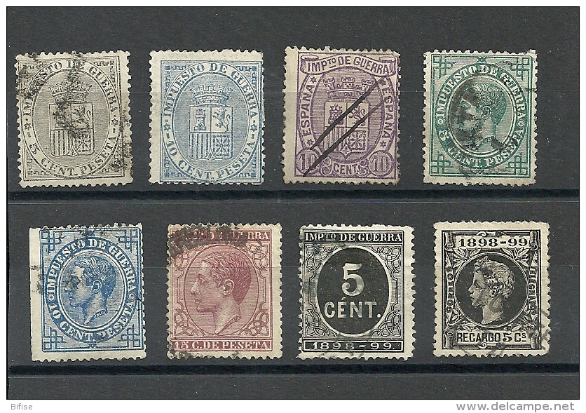 AÑO 1874/98 - ED. 142 * RESTO USADOS - Used Stamps