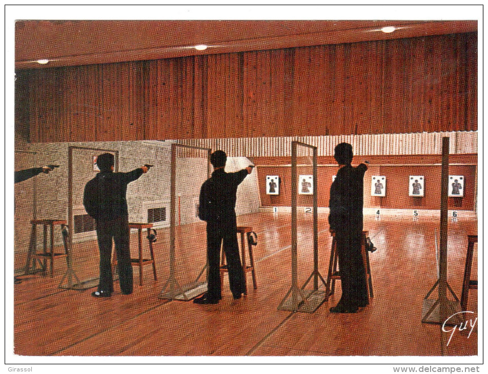 CPSM STAND DE TIR ECOLE NATIONALE DE POLICE DE CANNES ECLUSE 77 - Shooting (Weapons)