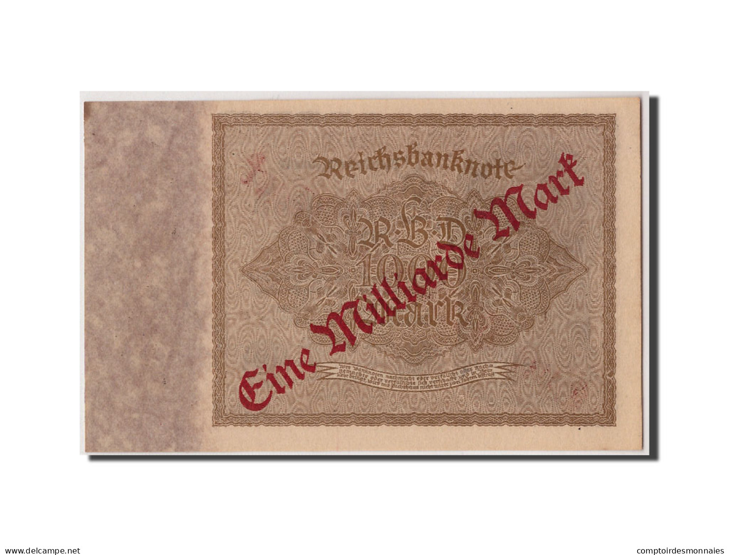 Billet, Allemagne, 1 Milliarde Mark On 1000 Mark, Undated (9-1923), 1922-12-15 - 1 Milliarde Mark