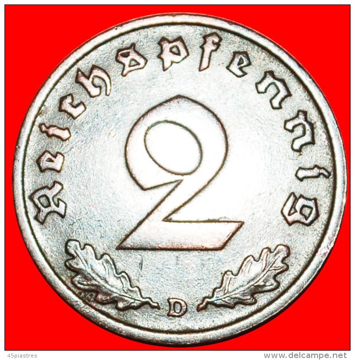 § SWASTIKA: GERMANY &#9733; 2 PFENNIG 1938D! LOW START&#9733;NO RESERVE! Third Reich (1933-1945) - 2 Reichspfennig