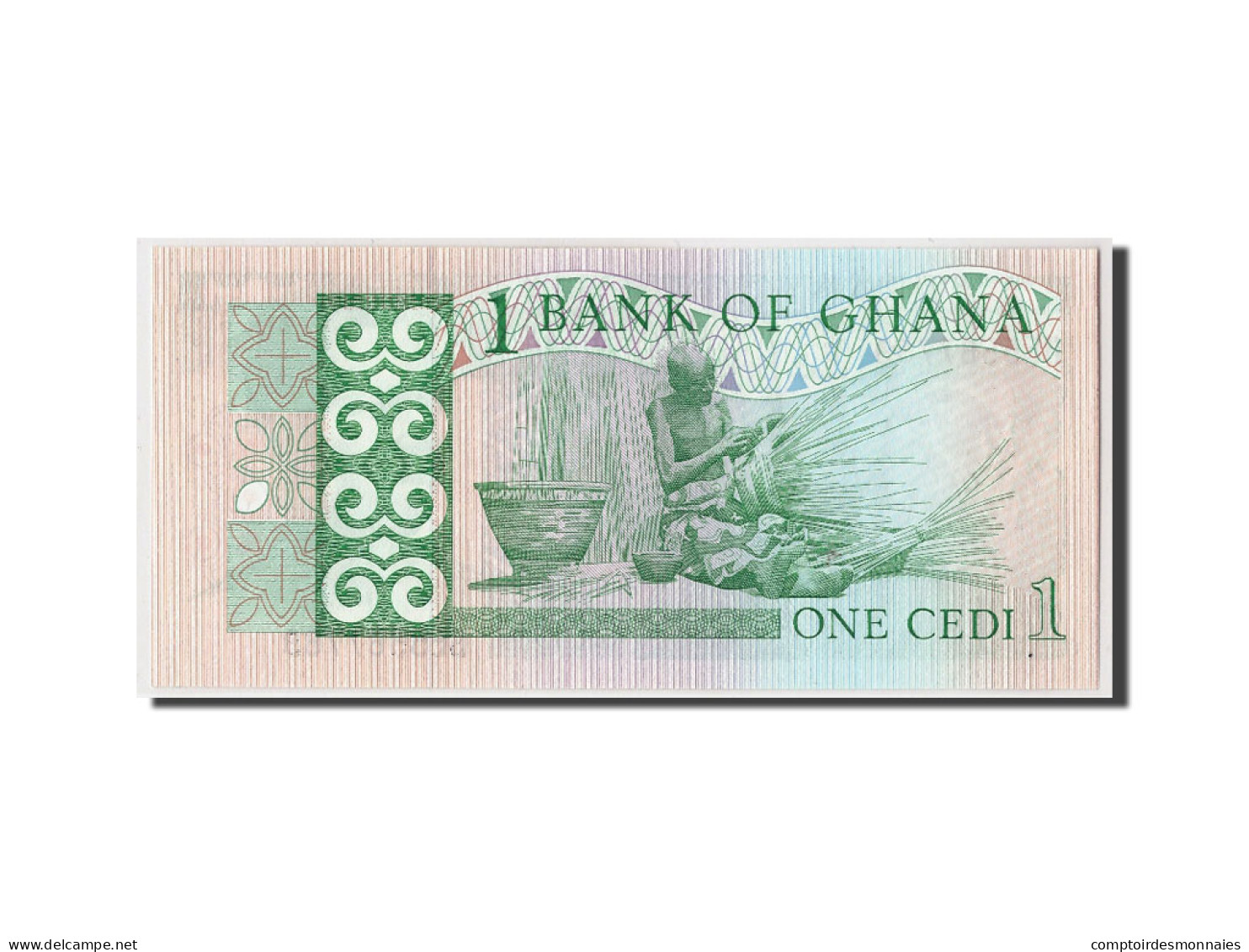 Billet, Ghana, 1 Cedi, 1982, 1982-03-06, KM:17b, NEUF - Ghana