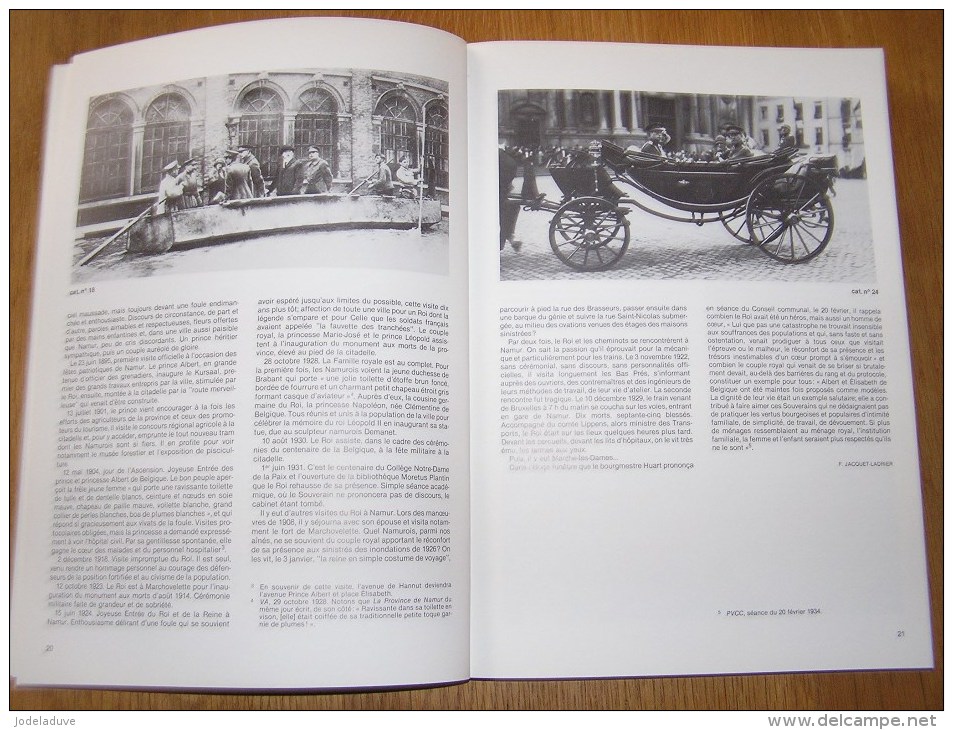 LA VIE A NAMUR DU TEMPS DU ROI ALBERT Régionalisme Histoire Vie Guerre Train Tram Industrie Commerce Religion Meuse - Belgique
