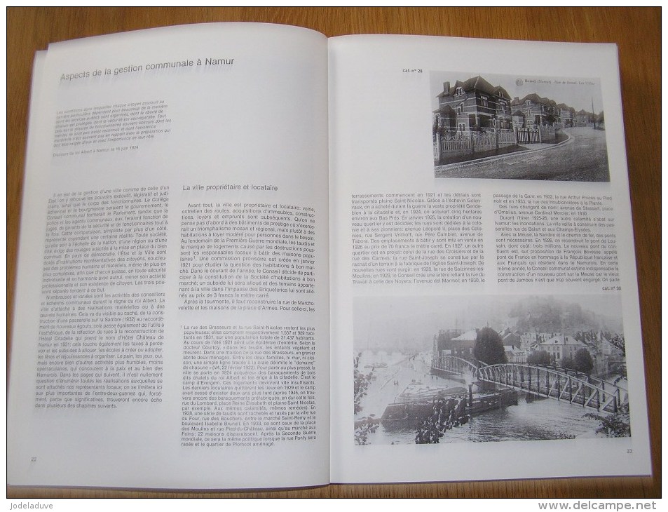 LA VIE A NAMUR DU TEMPS DU ROI ALBERT Régionalisme Histoire Vie Guerre Train Tram Industrie Commerce Religion Meuse