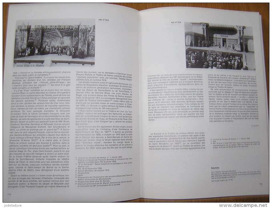 LA VIE A NAMUR DU TEMPS DU ROI ALBERT Régionalisme Histoire Vie Guerre Train Tram Industrie Commerce Religion Meuse