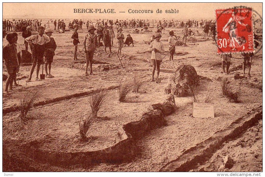 BERCK PLAGE  -  Concours De Sable - Berck