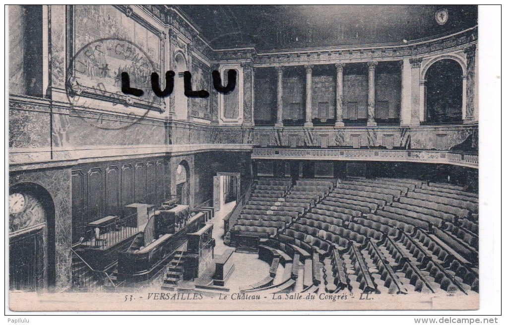 DEPT 78 : 2 Scans : Versailles , La Salle Des Congres - Versailles (Château)