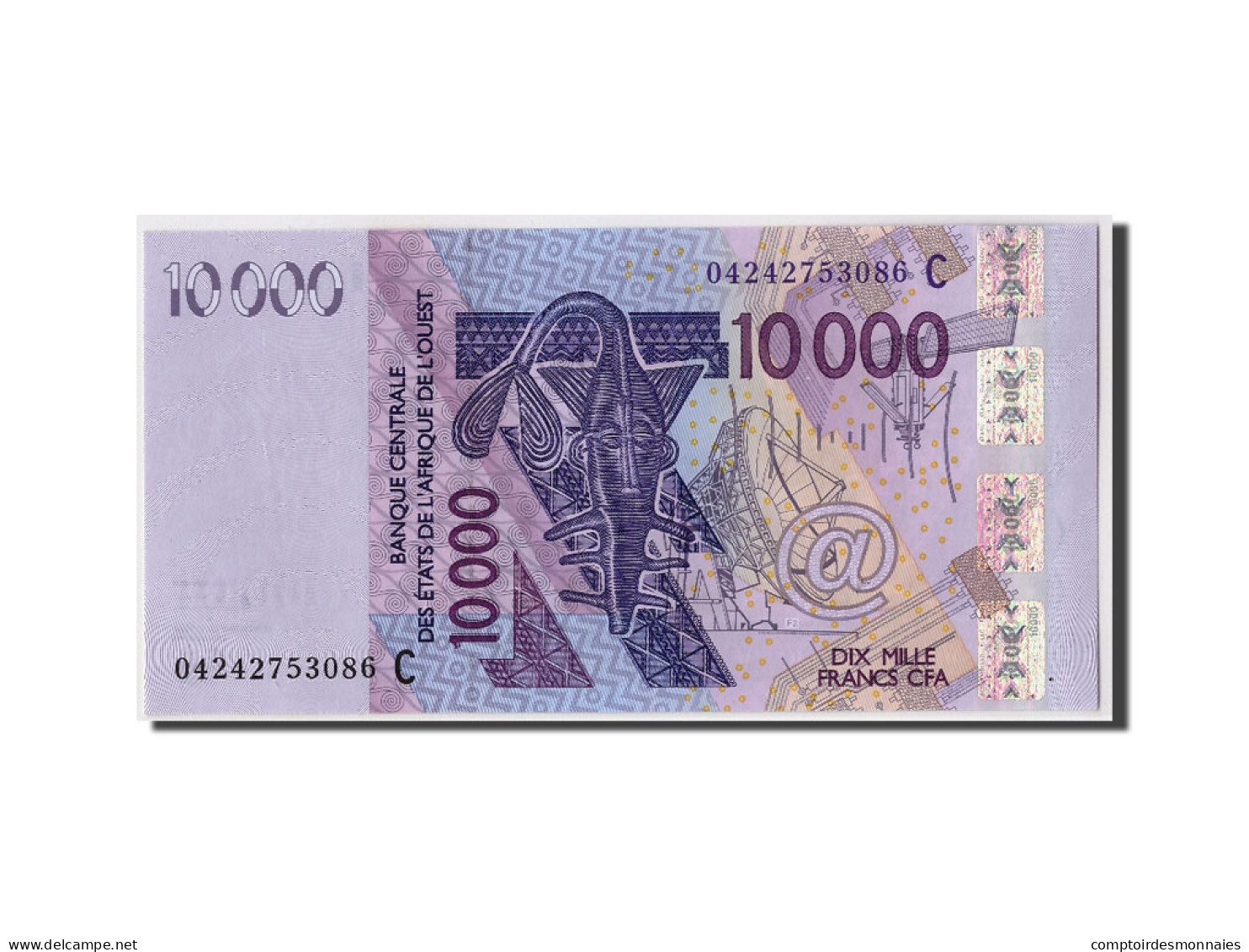 Billet, West African States, 10,000 Francs, 2003, Undated, KM:318Cb, NEUF - Burkina Faso