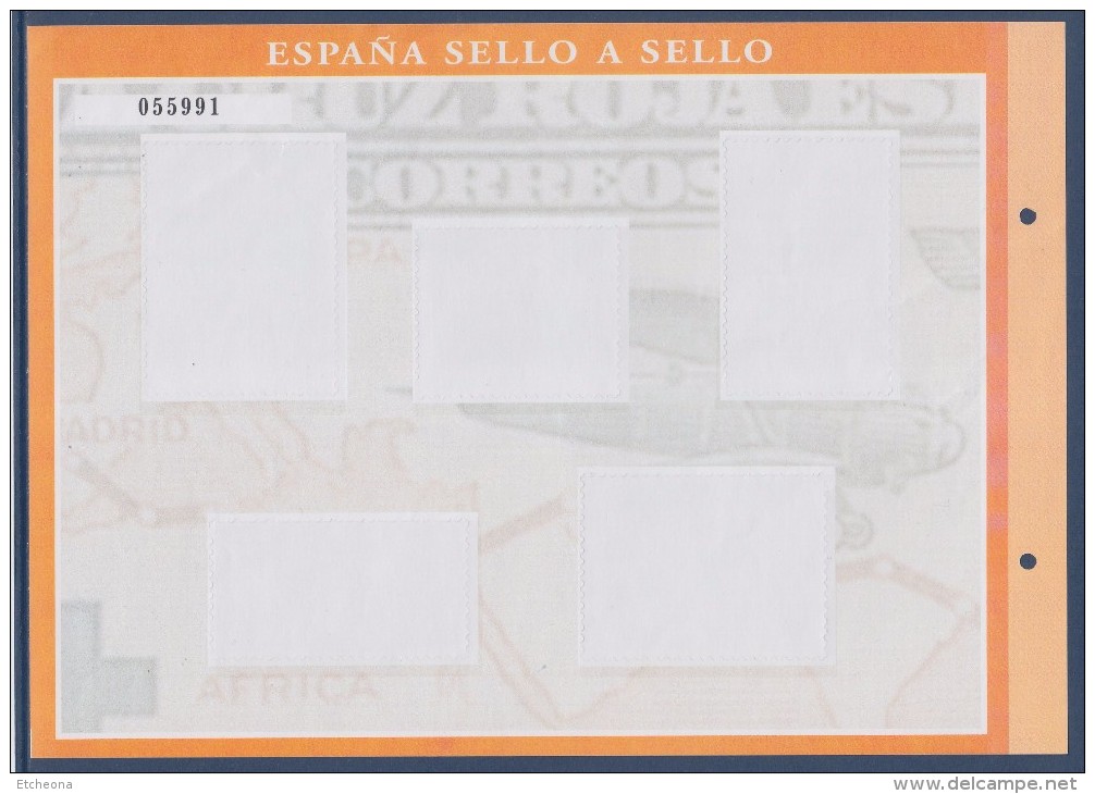 = Sello A Sello Espagne Bloc 5 Timbres Neufs Retirage Acontecimientos Diversos Hoja C-05 Feuillet 055991 - Blocs & Hojas