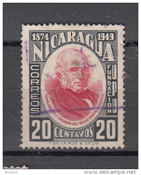 Nicaragua 1950 Mi Nr 1010 Rowland Hill UPU - Nicaragua