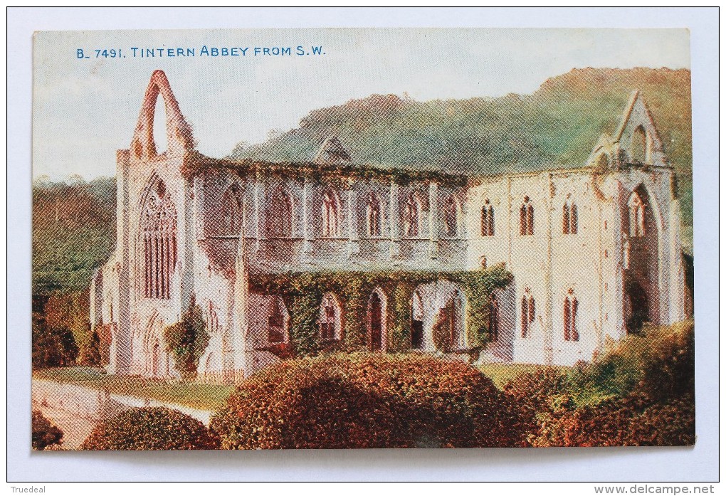 TINTERN ABBEY FROM S.W. - Monmouthshire