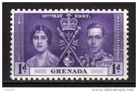 GRENADA - 1937 Scott# 128 * - Grenada (...-1974)
