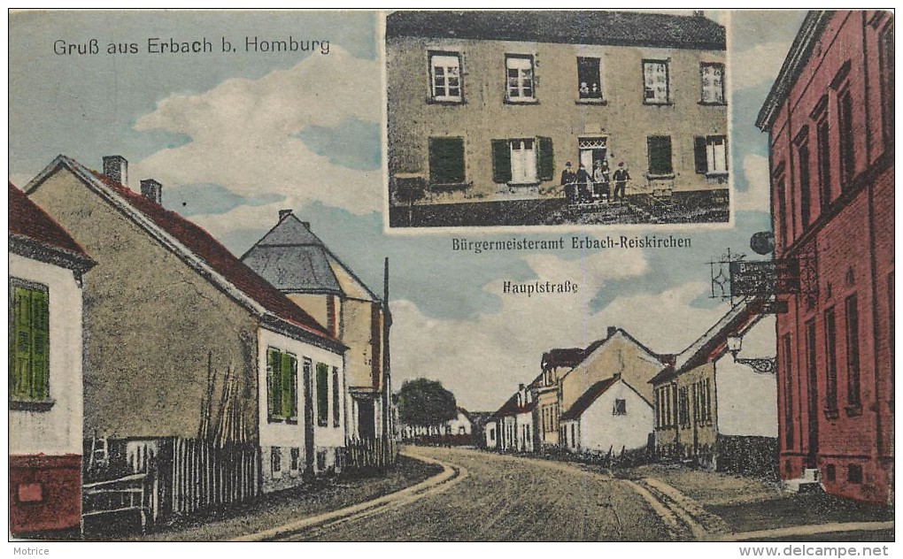 GRUSS AUS ERBACH B. Homburg - Carte Multi-vues (format 13,7x8,3cm) - Erbach