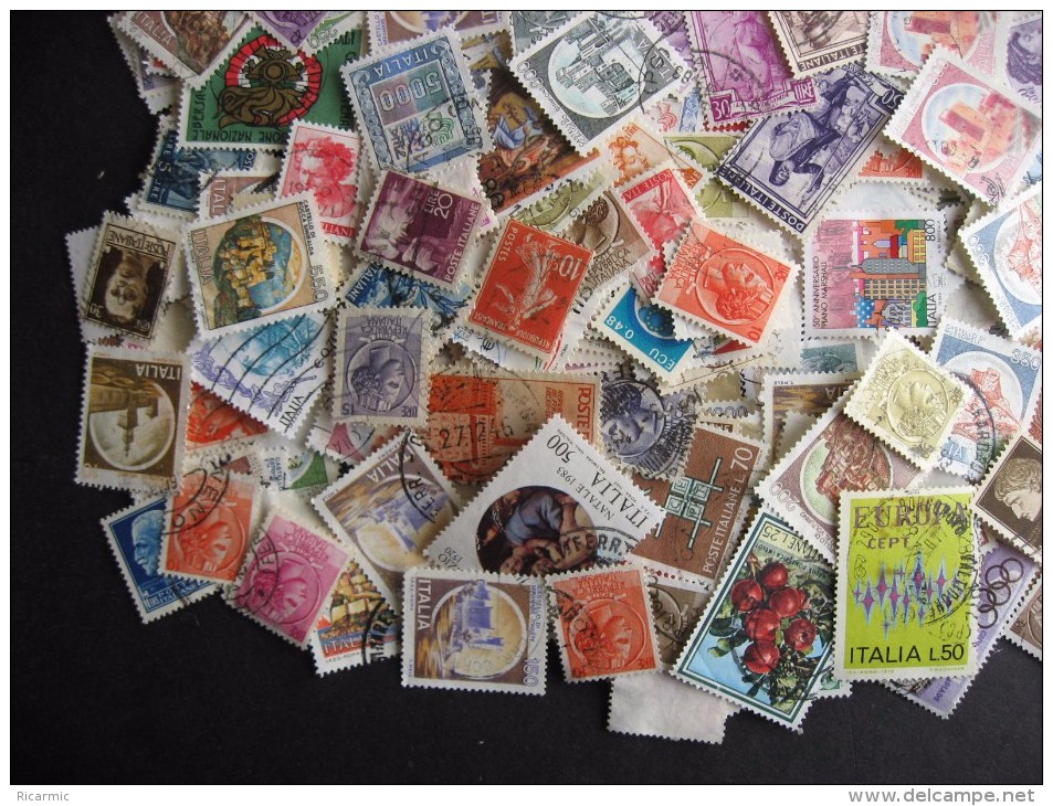 Italy Colossal Mixture (duplicates, Mixed Condition)1000 10% Comemoratives, 90% Definitives - Vrac (min 1000 Timbres)