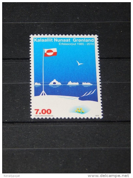 Greenland - 2010 25 Years National Flag MNH__(TH-6041) - Ungebraucht