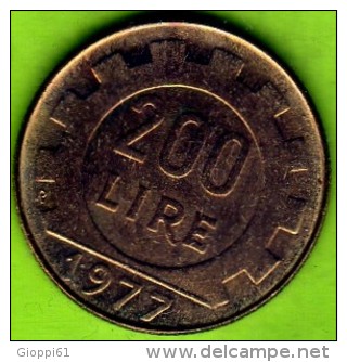 1977 Italia - 200 L. (circolata) - 200 Lire