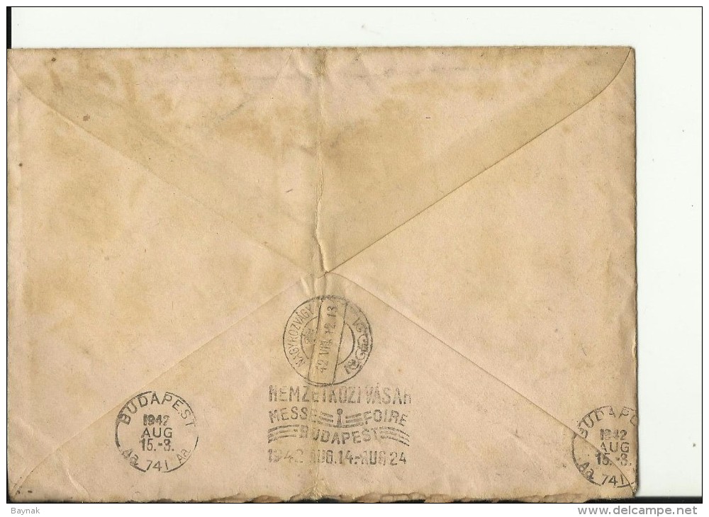 HUNGARY  --  BRIEF  --  MIT INHALT  --  1947 - Covers & Documents