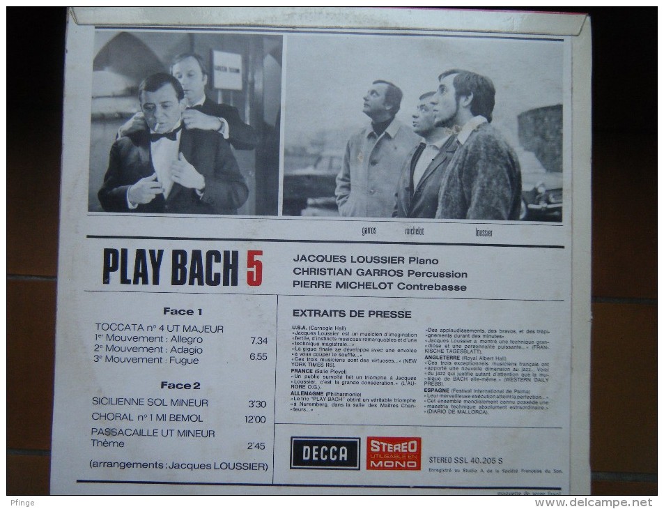 Jacques Loussier Trio - Play Bach 5 - Jazz