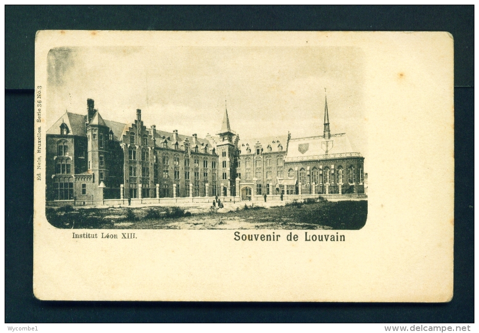 BELGIUM  -  Louvain/Leuven  Institut Leon XIII  Unused Vintage Postcard - Leuven