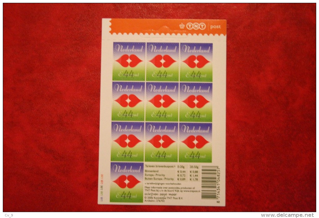 Liefde Zegel 10x 0.44 NVPH V2483 2483 2006 POSTFRIS / MNH ** NEDERLAND / NIEDERLANDE / NETHERLANDS - Nuevos