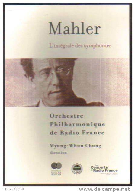 Carte Postale édition "Carte à Pub" - Mahler L'intégrale Des Symphonies - Orchestre Philharmonique De Radio France - Werbepostkarten