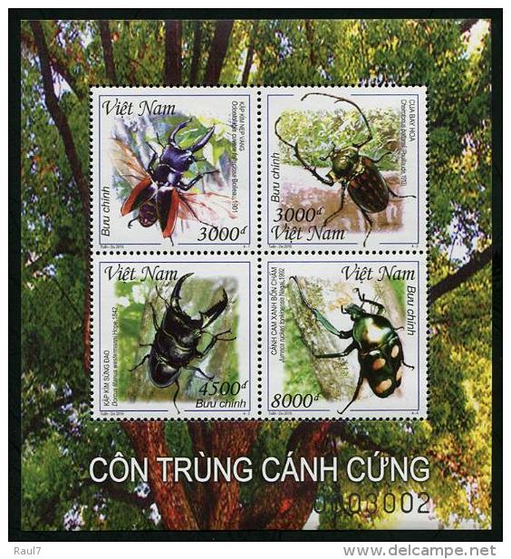 VIÊT-NAM 2015 - Faune, Insectes - BF Neufs // Mnh - Viêt-Nam