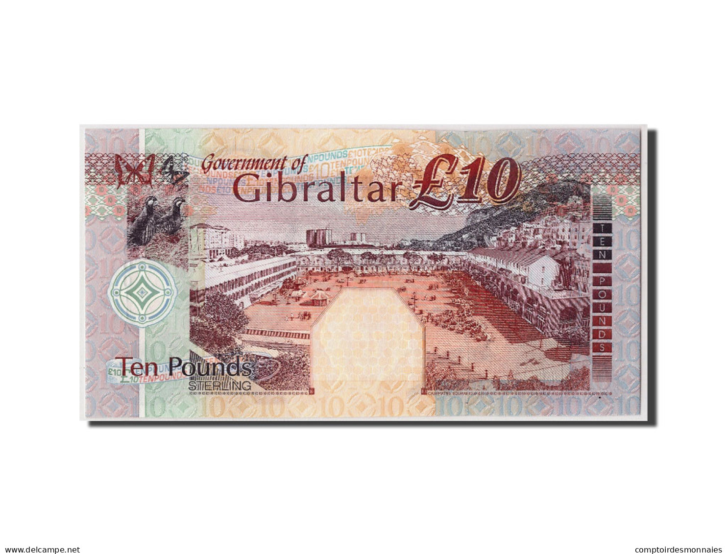 Billet, Gibraltar, 10 Pounds, 2002, 2002-09-10, KM:30, NEUF - Gibraltar