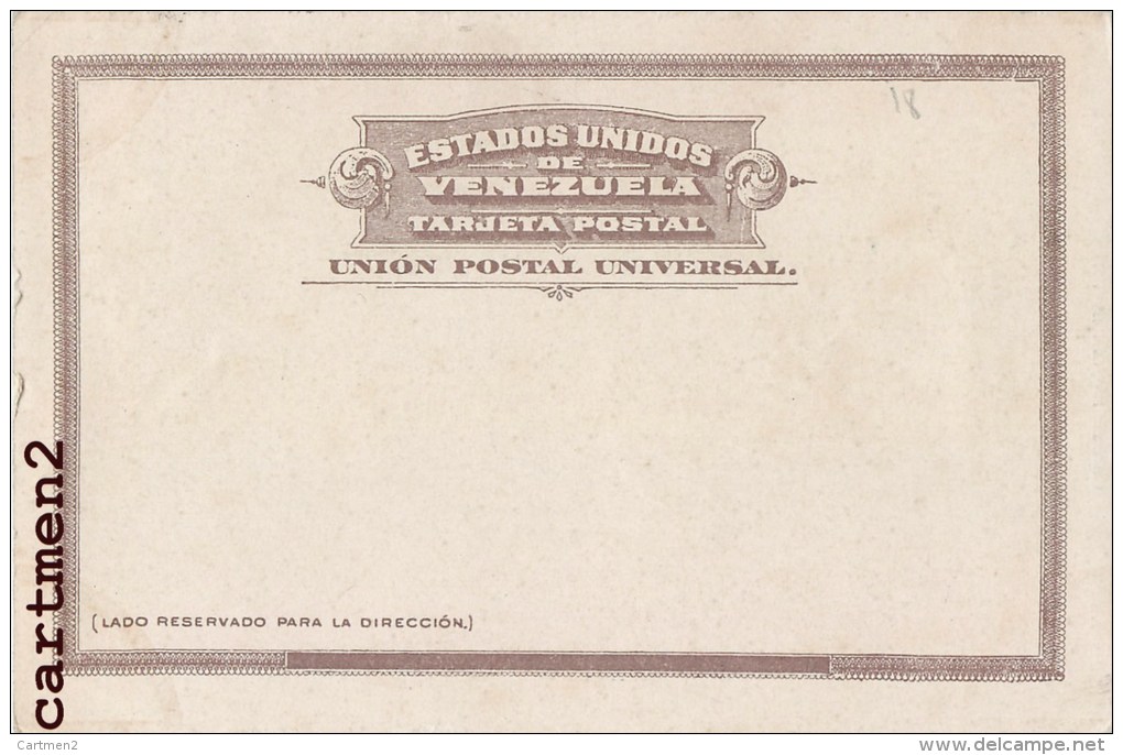 SALUDO DE VENEZUELA CARACAS CALLE DE LA CANDELARIA TEATRO JARDIN DE LA CASA PARICULAR GRUSS 1900 - Venezuela