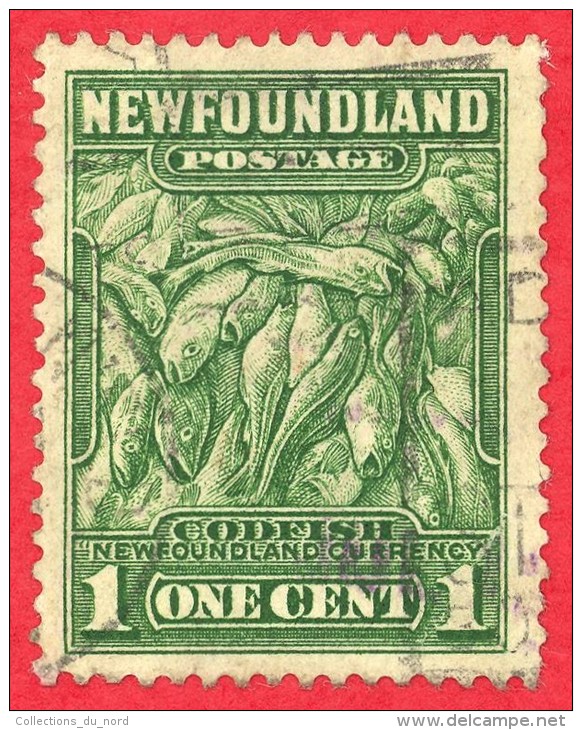 Canada Newfoundland # 183 - 1 Cent - O F - Dated  1932-37 - Codfish / Morue - 1908-1947