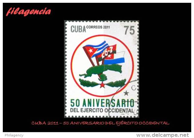 USADOS. CUBA. 2011-15 50 ANIVERSARIO DEL EJÉRCITO OCCIDENTAL - Gebruikt