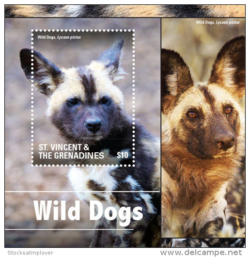 St. Vincent &amp; The Grenadines-2015-wild Dogs - St.Vincent & Grenadines