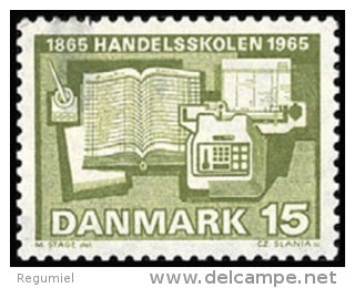 Dinamarca 0438 ** Foto Estandar. 1965 - Ongebruikt