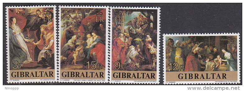 Gibraltar 1977 Christmas Set MNH - Gibraltar