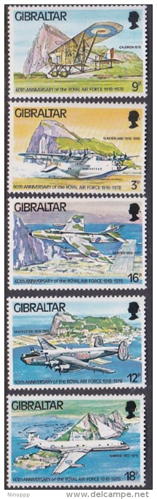 Gibraltar 1978 Air Force Set MNH - Gibraltar