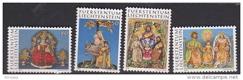 Liechtenstein 1976 Christmas  Set  MNH - Unused Stamps