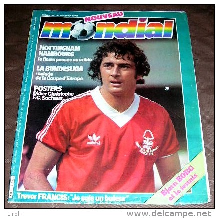 MONDIAL. 1980. N 03. NOTTINGHAM HAMBOURG. LA BUNDESLIGA. TREVOR FRANCIS. Posters : DIDIER CHRISTOPHE. F.C. SOCHAUX - Sport