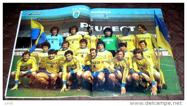 MONDIAL. 1980. N 03. NOTTINGHAM HAMBOURG. LA BUNDESLIGA. TREVOR FRANCIS. Posters : DIDIER CHRISTOPHE. F.C. SOCHAUX - Sport