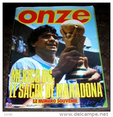 ONZE. 1986. N 127. MEXICO 86 : LE SACRE DE MADONA.LE NUMERO SOUVENIR - Sport