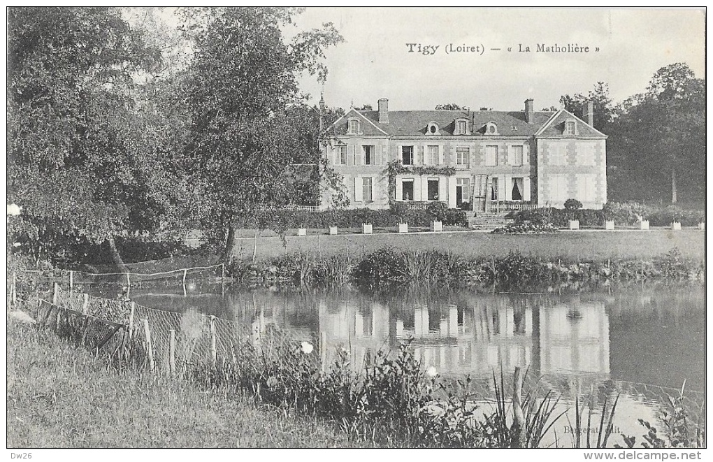 Tigy (Loiret) - Château De La Matholière - Collection L. Marchand - Edition Bergerat - Carte Non Circulée - Autres & Non Classés