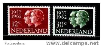 NEDERLAND 1962 MNH Stamp(s) Silver Wedding 764-765 #048 - Unused Stamps