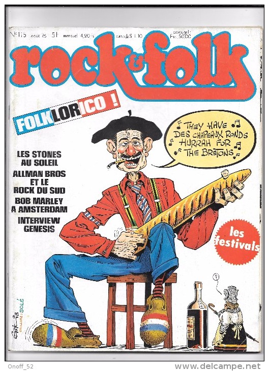 ROCK AND FOLK N 115 - Musique