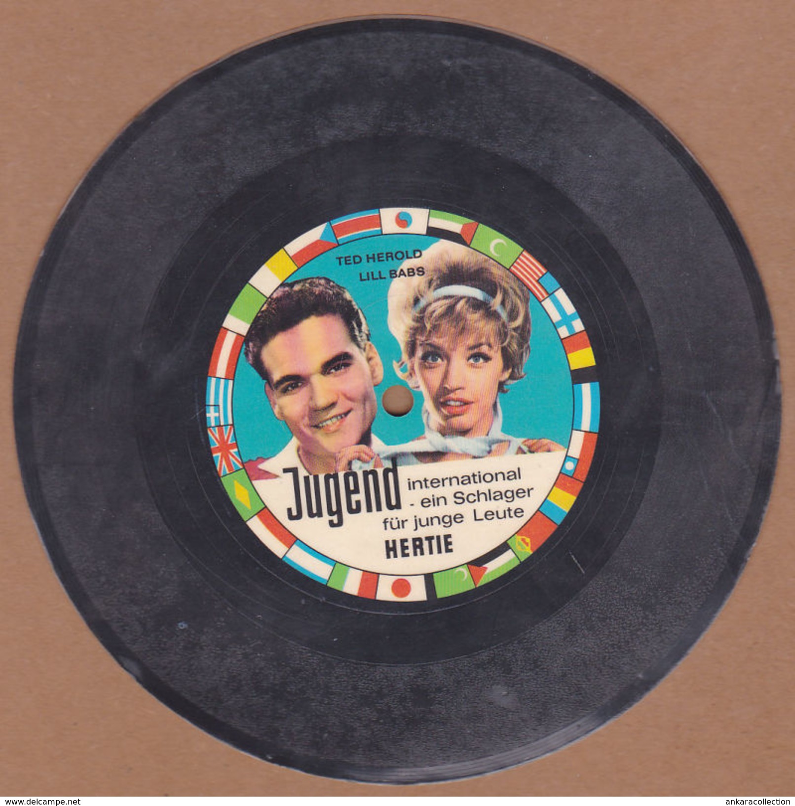 AC - 7" FLEXI DISC / TED HEROLD / LILL BABS / YOUTH A BEAT FOR YOUNG PEOPLE / HERTIE / FEHRING - Disco, Pop