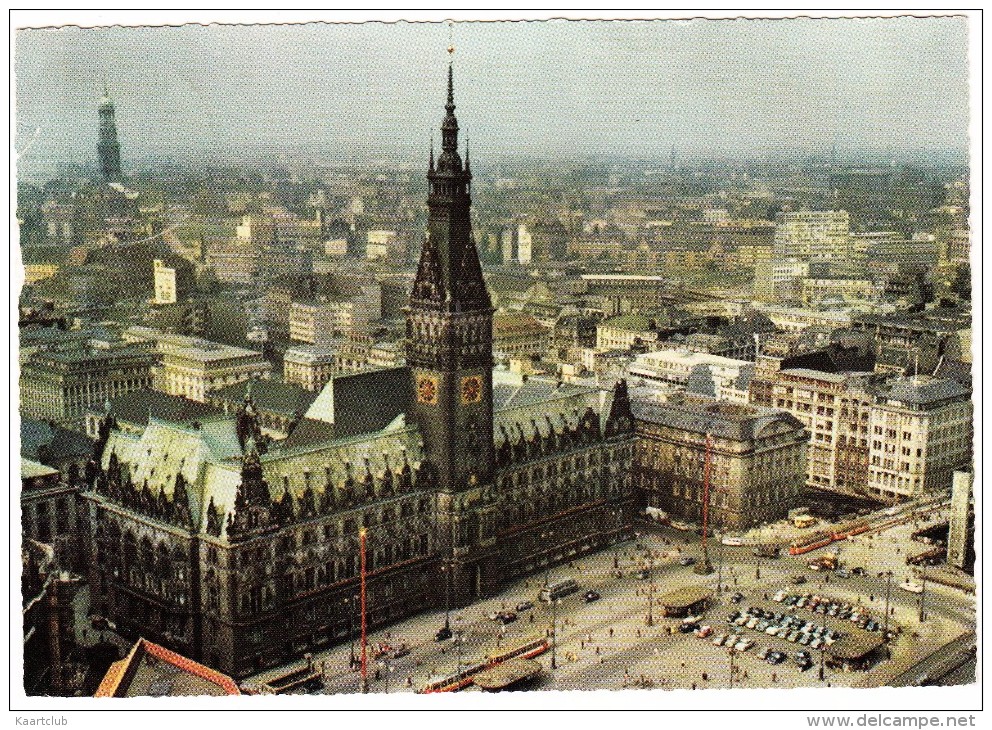 Hamburg - Rathausmarkt  - 1964 - Mitte