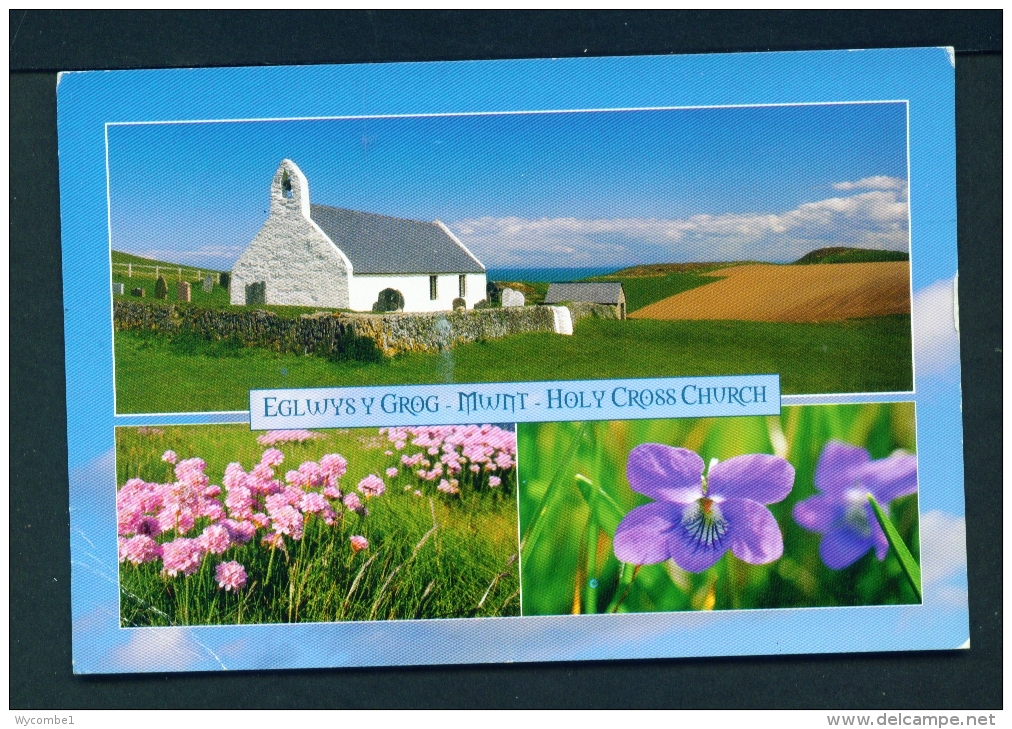 WALES  -  Mwnt  Holy Cross Church  Multi View  Used  Postcard As Scans - Cardiganshire