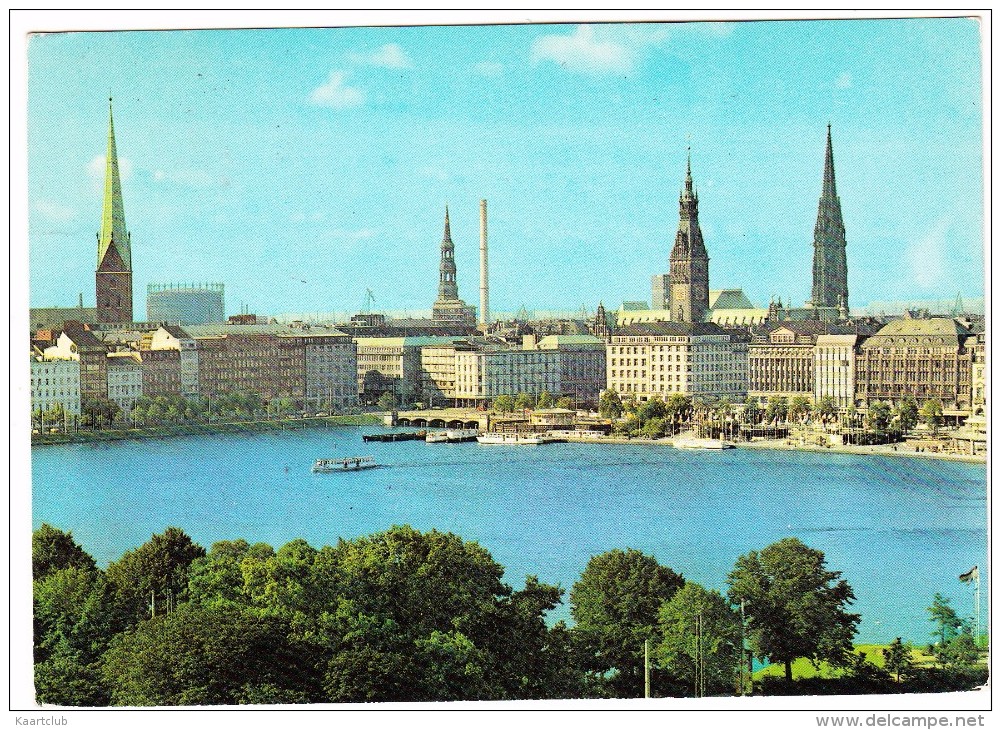 Hamburg: Binnenalster Und City - 1976 - - Mitte