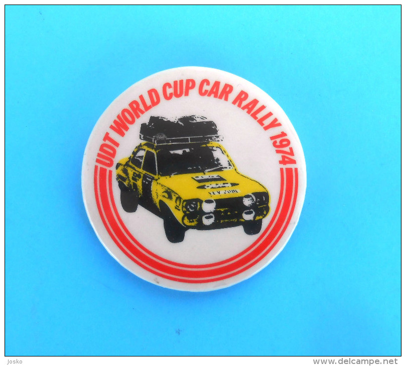 UDT WORLD CUP CAR RALLY 1974. ( Or 1974 London-Sahara-Munich World Cup Rally ) - Racing Cars Automobile Grand-prix - Uniformes Recordatorios & Misc