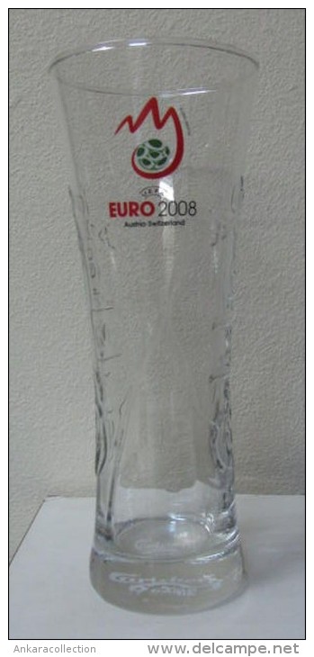 AC - CARLSBERG OFFICIAL BEER GLASS UEFA EURO 2008 AUSTRIA - SWITZERLAND - Cerveza