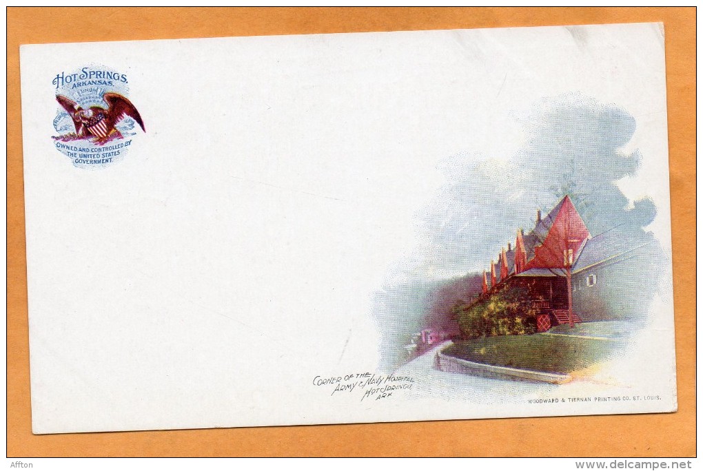 Hot Springs AR 1898 Postcard - Hot Springs